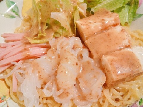 厚揚げ＆しらたき入り冷やしラーメン